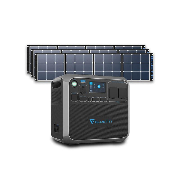 Сонячний генератор BLUETTI AC200P + сонячна панель 3 × 220 Вт